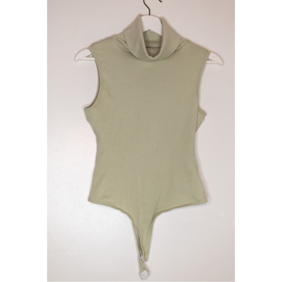 Asos Turtle Neck Bodysuit - Sage Green US12 - Picture 1 of 4